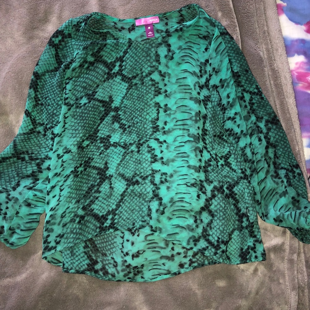 Snake print Blouse from bloomingdales